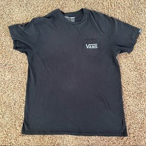 Black vans pocket tshirt